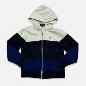 Polo Ralph Lauren Kids Colorblock Zip Hoodie Size 8